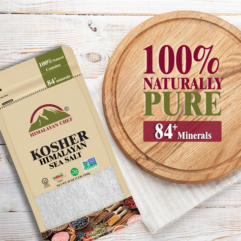 Kosher Sea Salt 3 lbs | HIMALAYAN CHEF